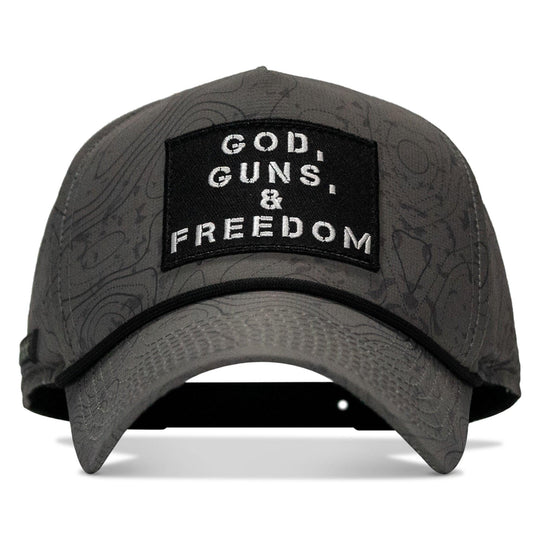 One Revolver Surfboards - God, Guns, And Freedom Patch Weekender Snapback Hat WEEKENDER SNAPBACK