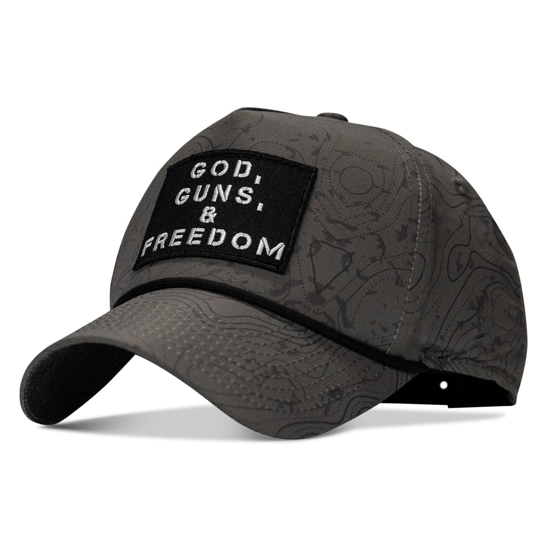 One Revolver Surfboards - God, Guns, And Freedom Patch Weekender Snapback Hat WEEKENDER SNAPBACK