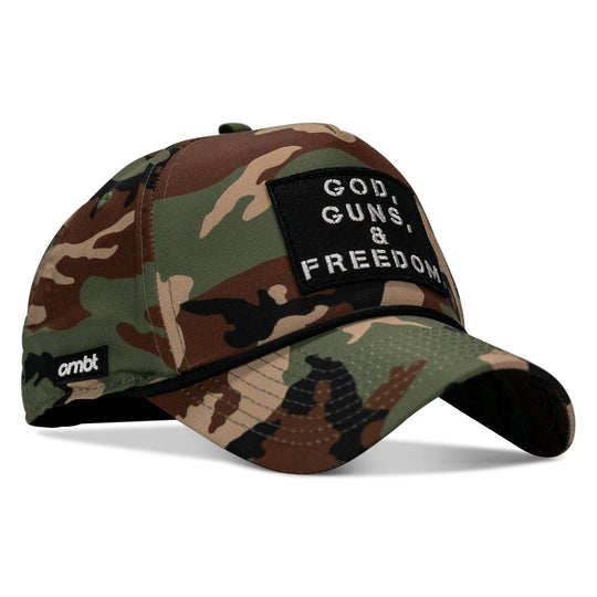 One Revolver Surfboards - God, Guns, And Freedom Patch Weekender Snapback Hat WEEKENDER SNAPBACK
