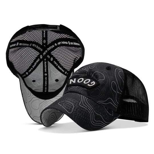 One Revolver Surfboards - Goon Arched Patch Tactical Ripstop Mesh Snapback Hat HEADWEAR