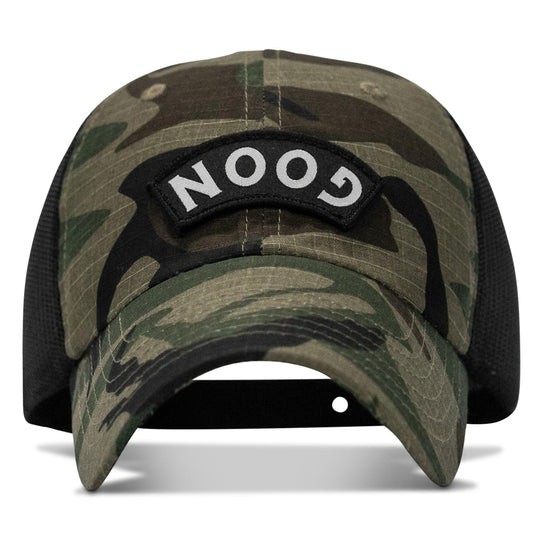 One Revolver Surfboards - Goon Arched Patch Tactical Ripstop Mesh Snapback Hat HEADWEAR