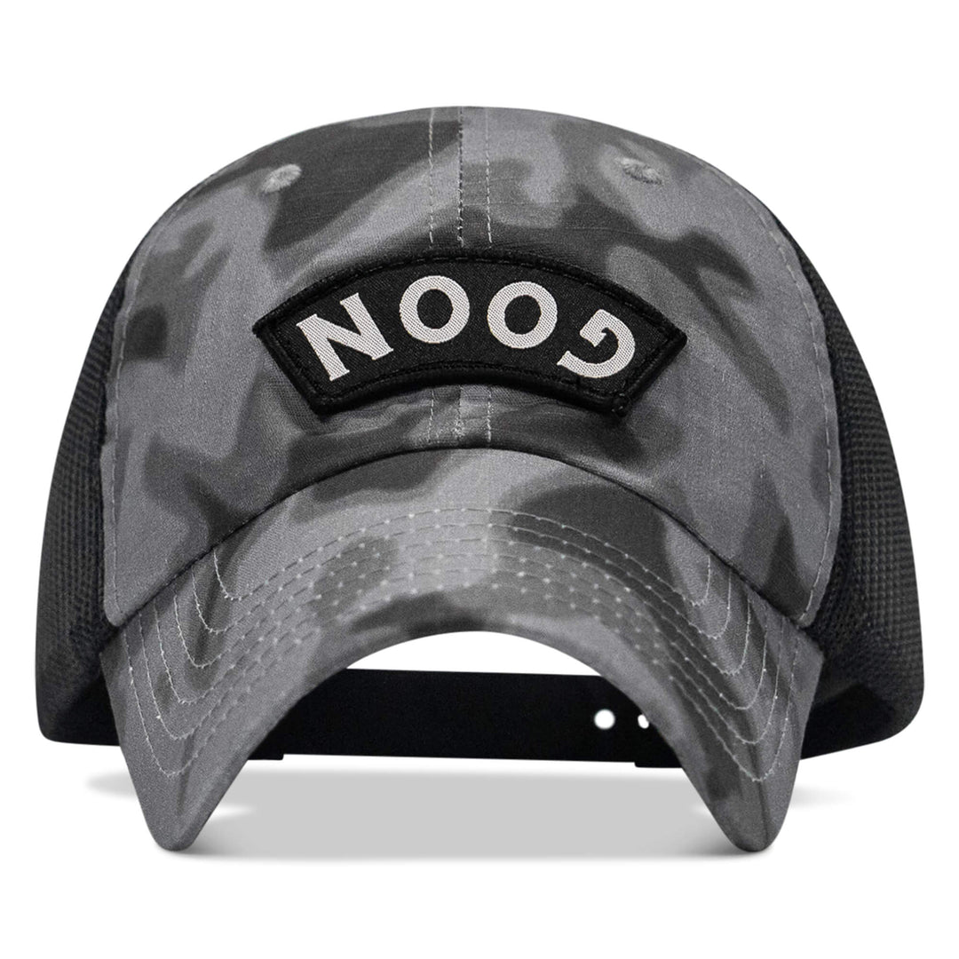 One Revolver Surfboards - Goon Arched Patch Tactical Ripstop Mesh Snapback Hat HEADWEAR