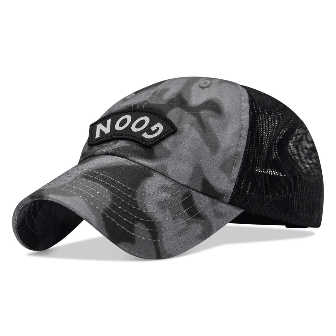 One Revolver Surfboards - Goon Arched Patch Tactical Ripstop Mesh Snapback Hat HEADWEAR