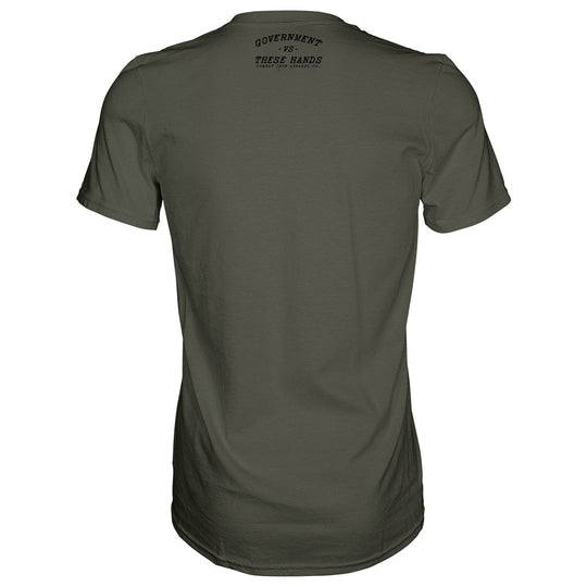Government -vs- These Hands Men's T-Shirt - One Revolver Surfboards