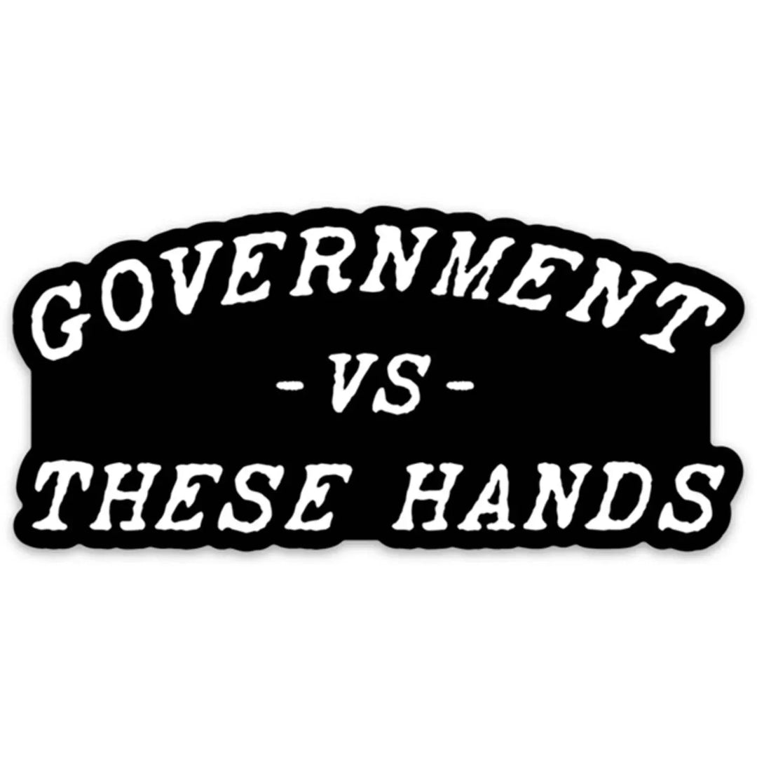 One Revolver Surfboards - Government -vs- These Hands Decal DECAL