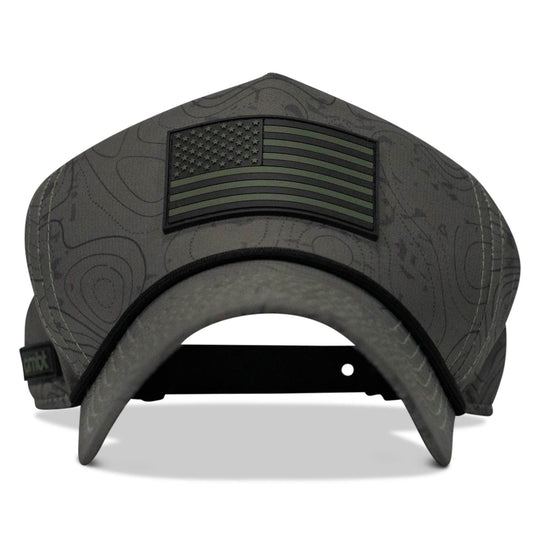 American Flag PVC Patch Waterproof Weekender Snapback