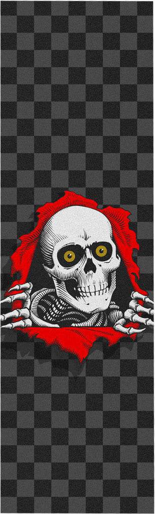 Powell Peralta Ripper B&G Checker Grip Graphic Premium Skateboard Grip Tape - One Revolver Surfboards