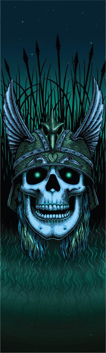 Powell Peralta Andy Anderson Green Skull Graphic Premium Skateboard Grip Tape - One Revolver Surfboards