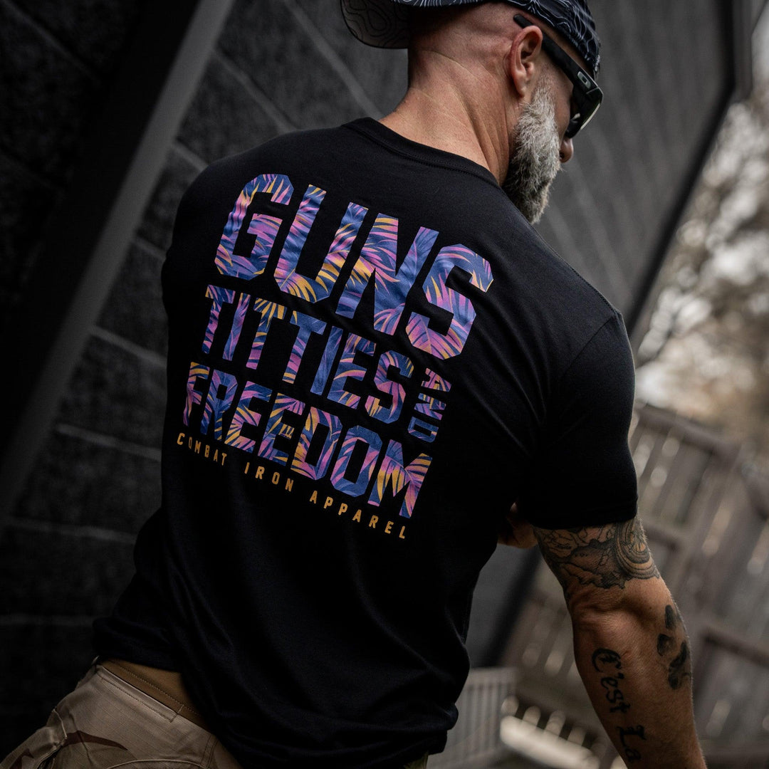 One Revolver Surfboards - Guns, Titties And Freedom Men&
