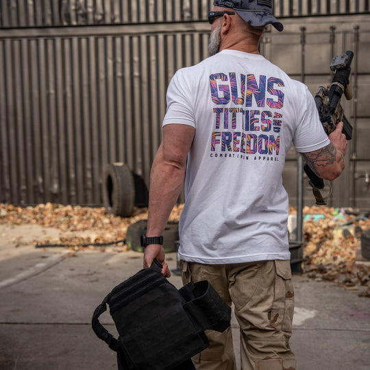 One Revolver Surfboards - Guns, Titties And Freedom Men&