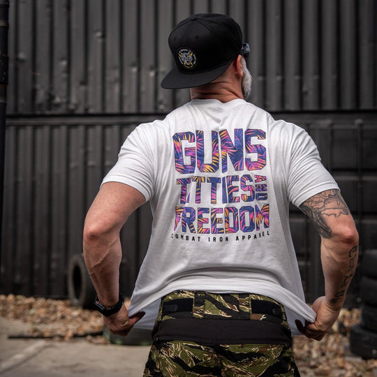 One Revolver Surfboards - Guns, Titties And Freedom Men&