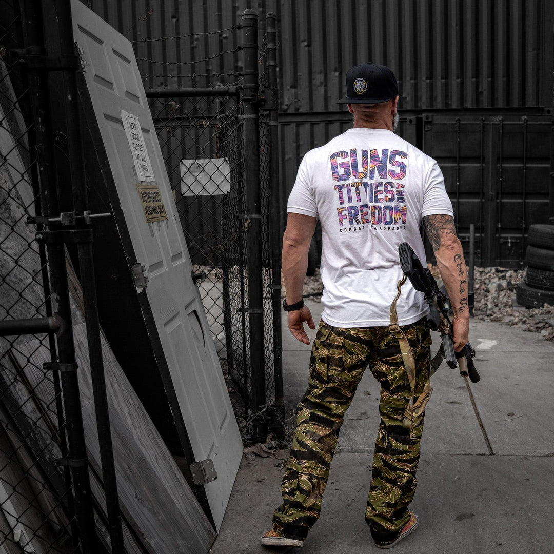 One Revolver Surfboards - Guns, Titties And Freedom Men&