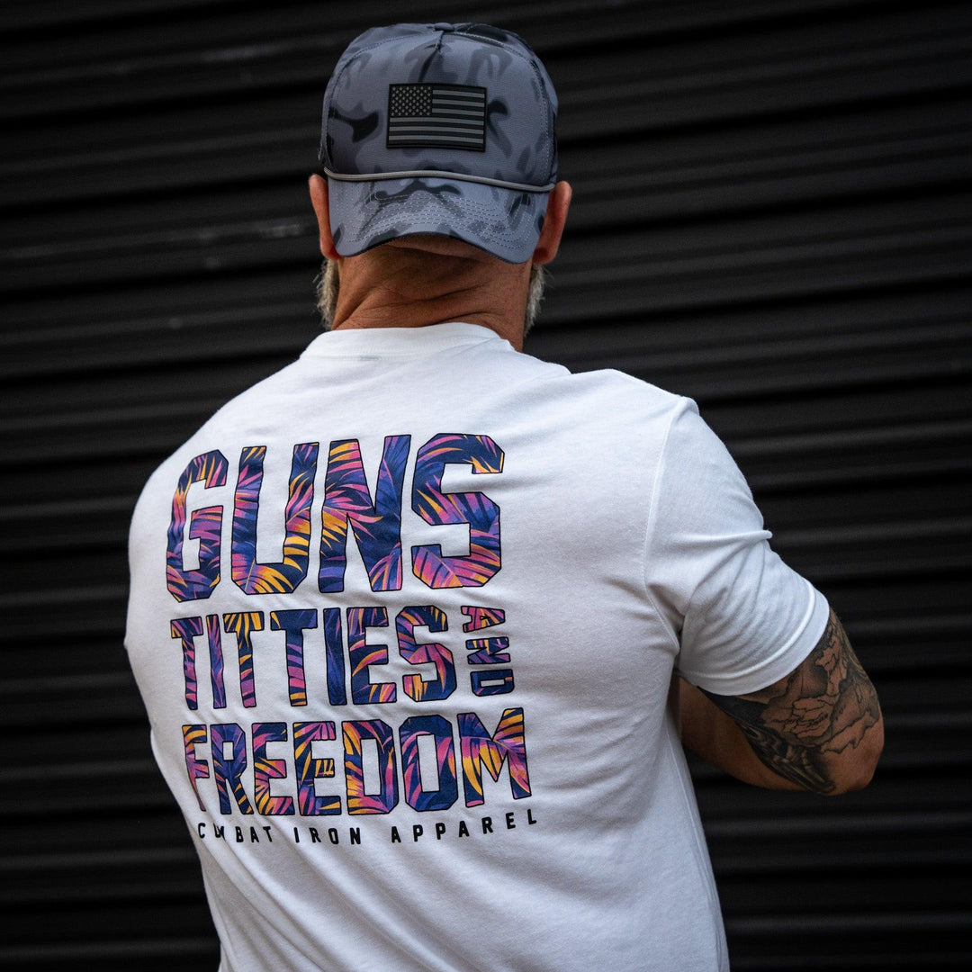 One Revolver Surfboards - Guns, Titties And Freedom Men&