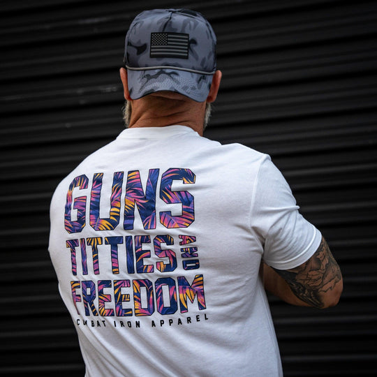 One Revolver Surfboards - Guns, Titties And Freedom Men&