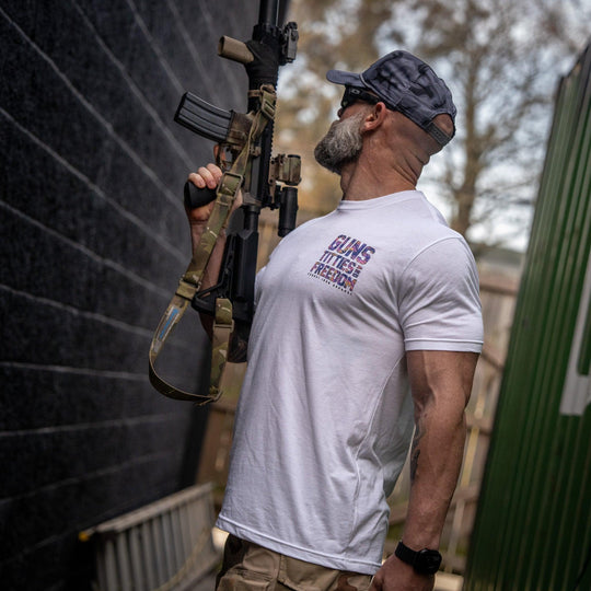 One Revolver Surfboards - Guns, Titties And Freedom Men&