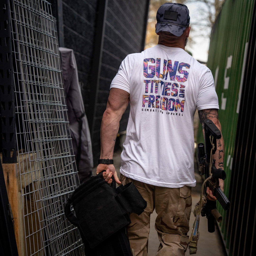 One Revolver Surfboards - Guns, Titties And Freedom Men&