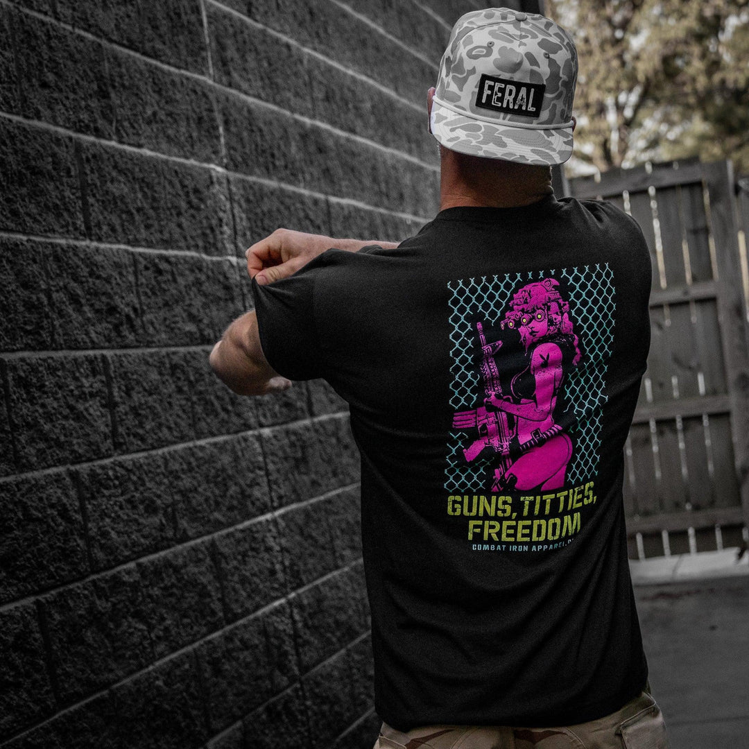 One Revolver Surfboards - Guns, Titties, Freedom: Tactical Temptation Men&