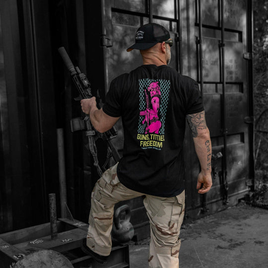 One Revolver Surfboards - Guns, Titties, Freedom: Tactical Temptation Men&
