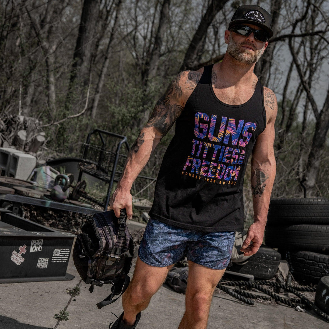 One Revolver Surfboards - Guns, Titties, Freedom Men&
