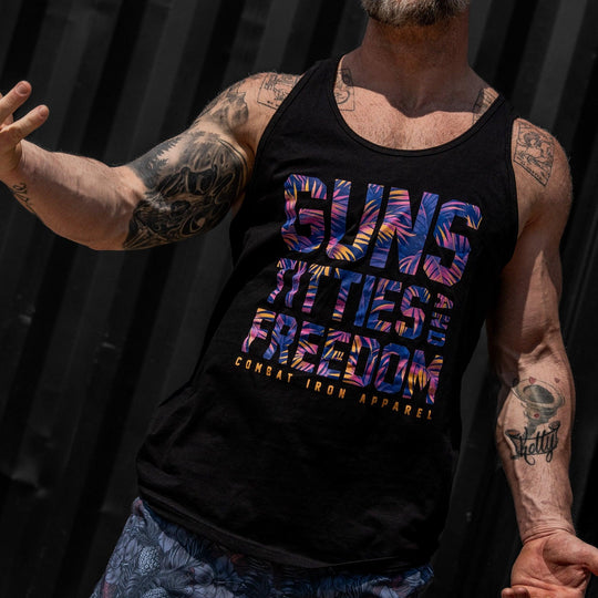 One Revolver Surfboards - Guns, Titties, Freedom Men&