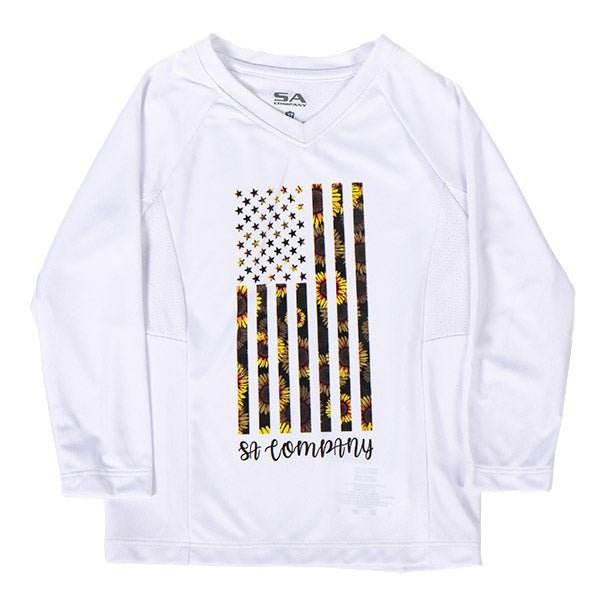 Girl's Performance Long Sleeve Shirt - One Revolver Surfboards