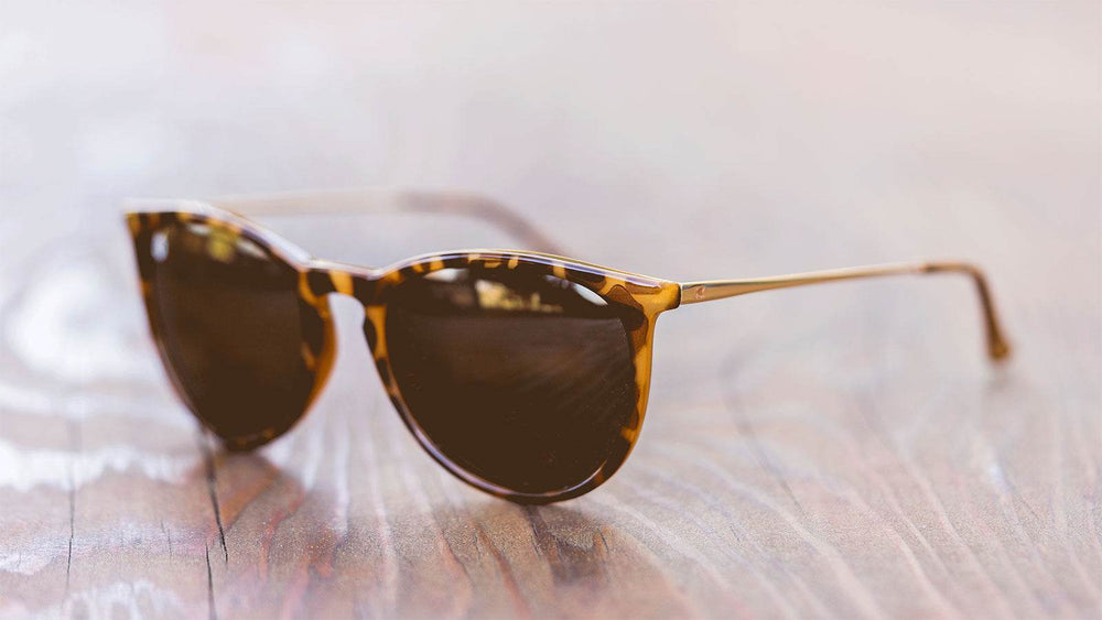 Glossy Blonde Tortoise Shell / Amber Mary Janes - One Revolver Surfboards