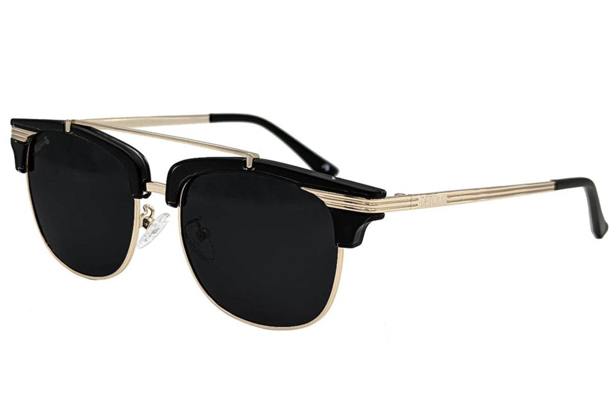 Gloss Black Gold - Jet Black Lens Polarized - Castaway - One Revolver Surfboards