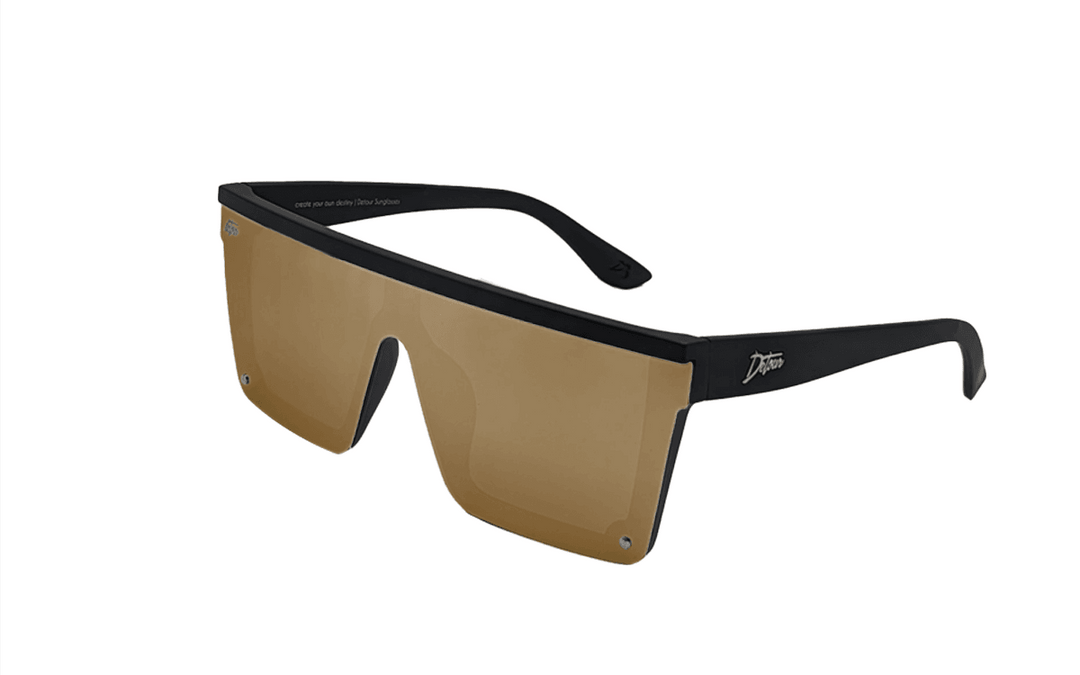 Tidal Wave - Matte Black - 24K Gold Lens Polarized - One Revolver Surfboards