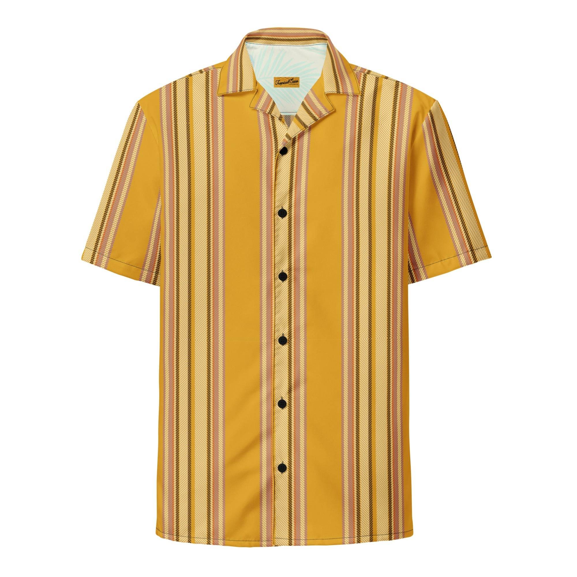 Golden Sands Retreat Performance Button Down Shirt - One Revolver Surfboards