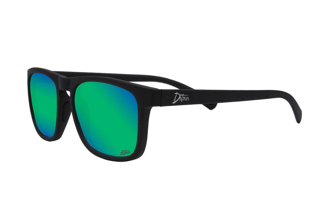 Floaties - Matte Black - Green Machine Polarized - One Revolver Surfboards