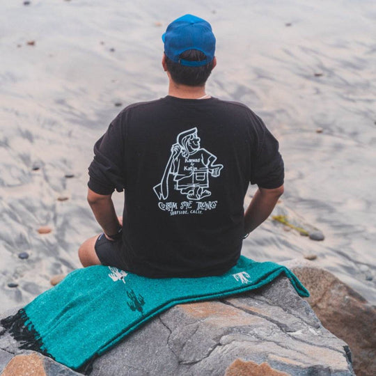 Turquoise Green Baja Thunderbird Blanket - One Revolver Surfboards