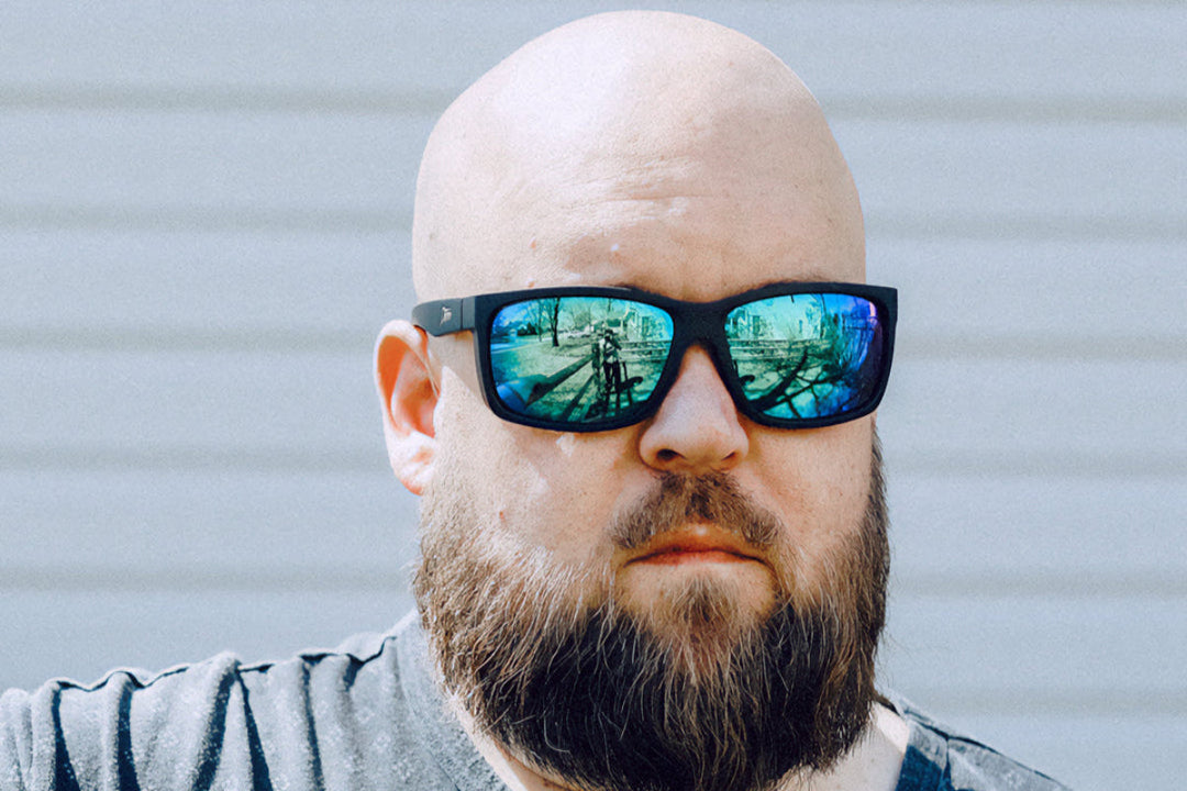 Breach XL - Matte Black - Green Machine Polarized ANSI Z87+