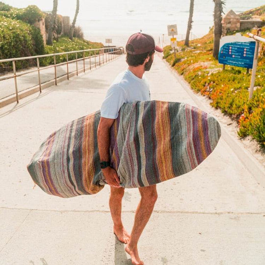 Cassidy Grey Povoa Surfboard Bag - Handmade Surfboard Bags - One Revolver Surfboards