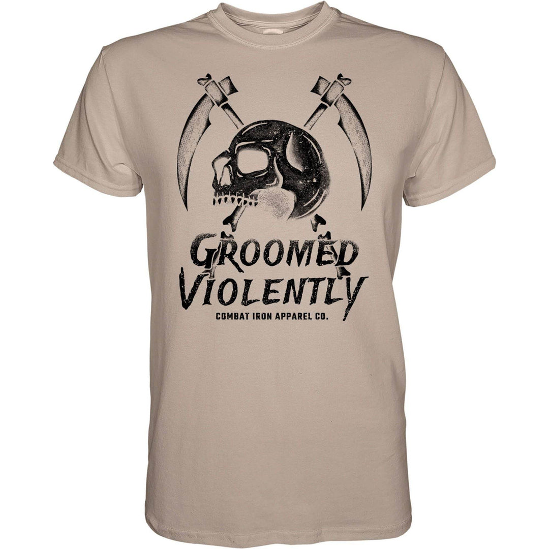 Groomed Violently Skull Men's T-Shirt - One Revolver Surfboards
