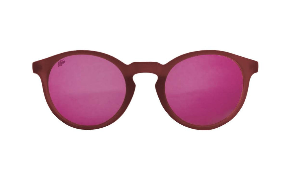 Guppy Kids Frosted Burgundy- Pink Lens - One Revolver Surfboards