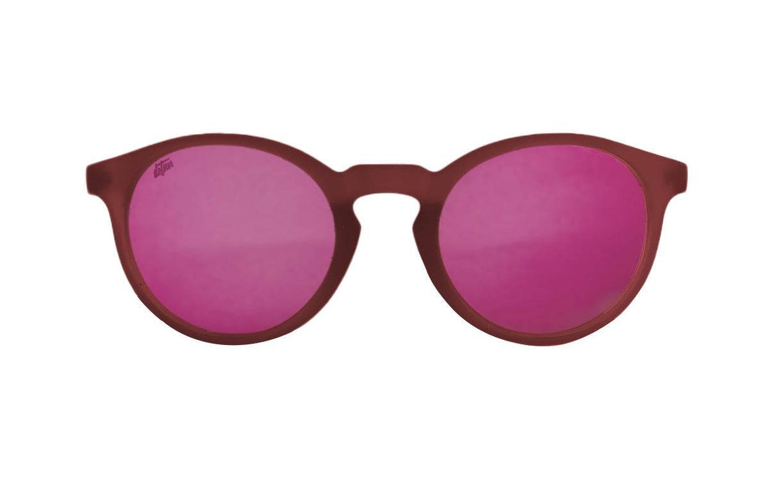 Guppy Kids Frosted Burgundy- Pink Lens - One Revolver Surfboards