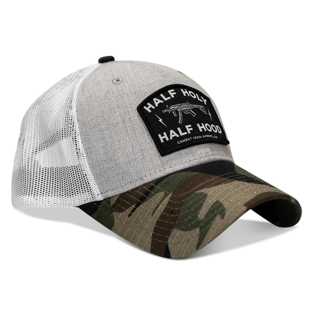 One Revolver Surfboards - Half Holy. Half Hood Patch Original Ripstop Snapback Hat HEADWEAR
