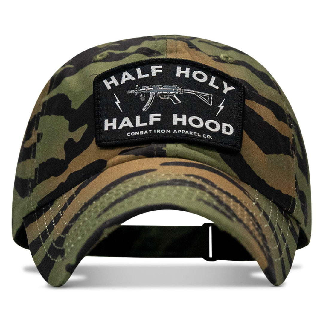 One Revolver Surfboards - Half Holy. Half Hood Patch. Tactical Ripstop Mesh Snapback Hat HEADWEAR