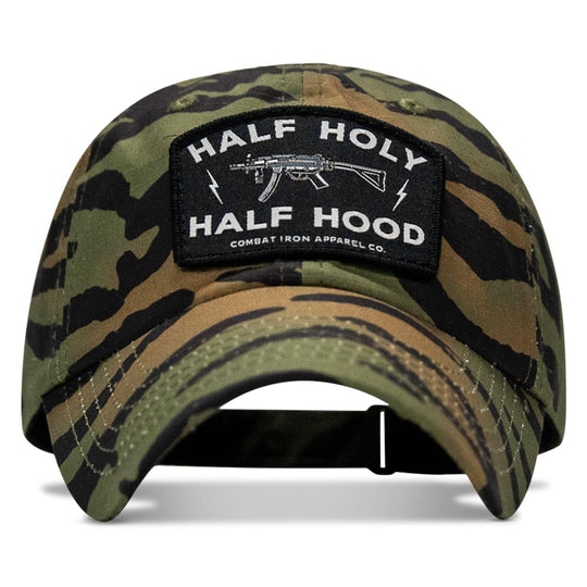 One Revolver Surfboards - Half Holy. Half Hood Patch. Tactical Ripstop Mesh Snapback Hat HEADWEAR