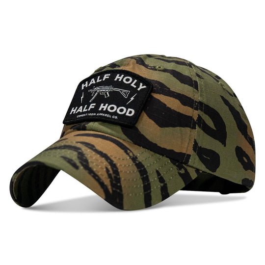 One Revolver Surfboards - Half Holy. Half Hood Patch. Tactical Ripstop Mesh Snapback Hat HEADWEAR