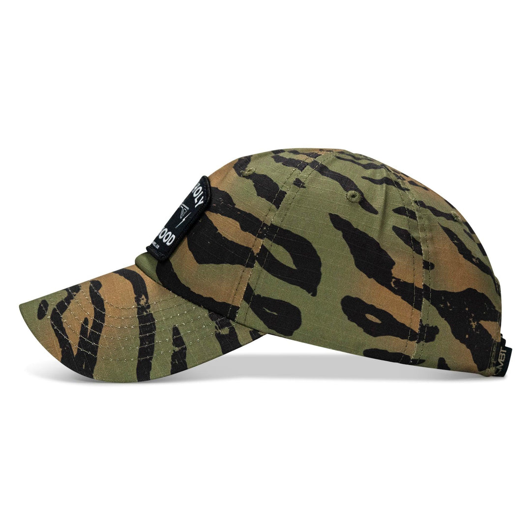 One Revolver Surfboards - Half Holy. Half Hood Patch. Tactical Ripstop Mesh Snapback Hat HEADWEAR