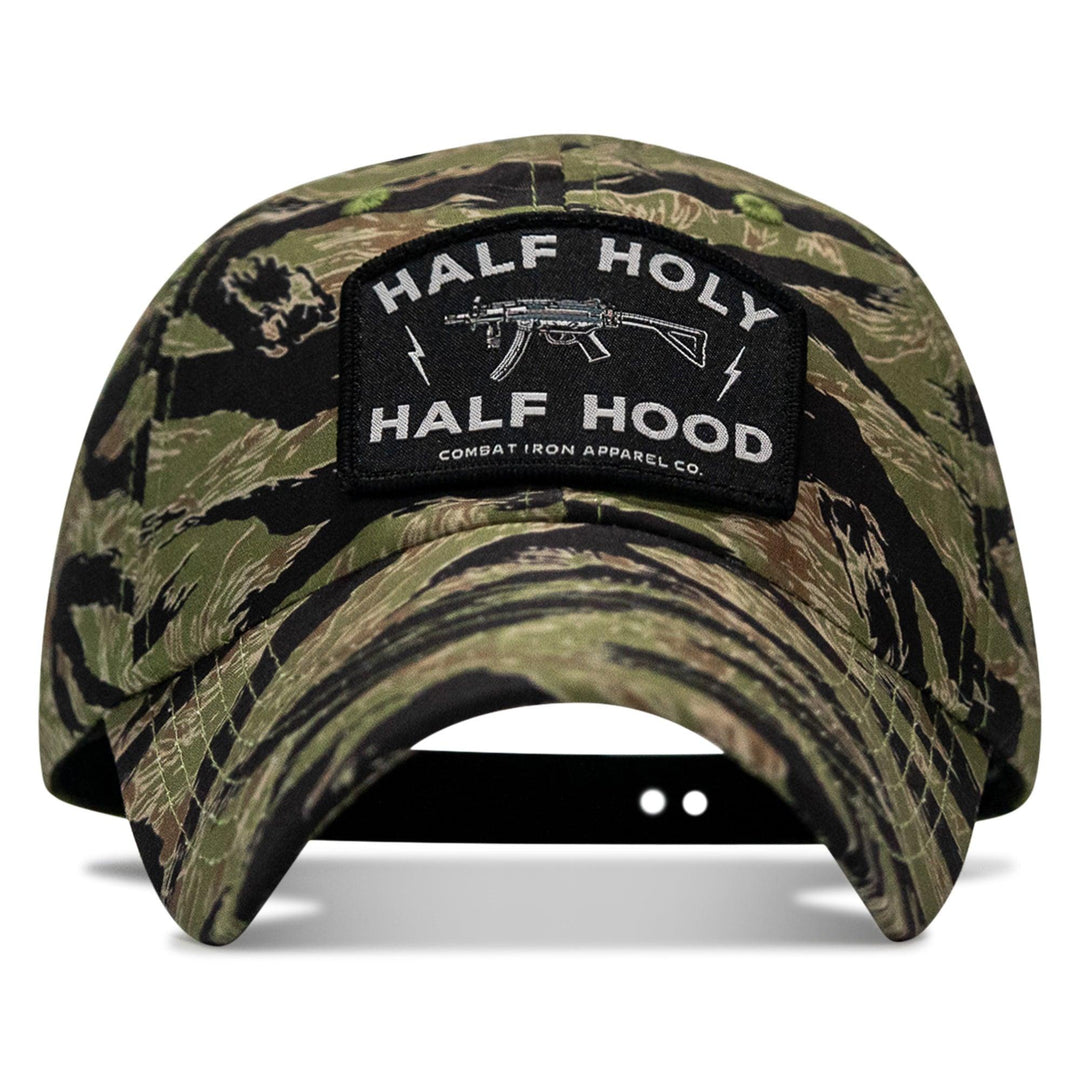 One Revolver Surfboards - Half Holy. Half Hood Patch. Tactical Ripstop Mesh Snapback Hat HEADWEAR