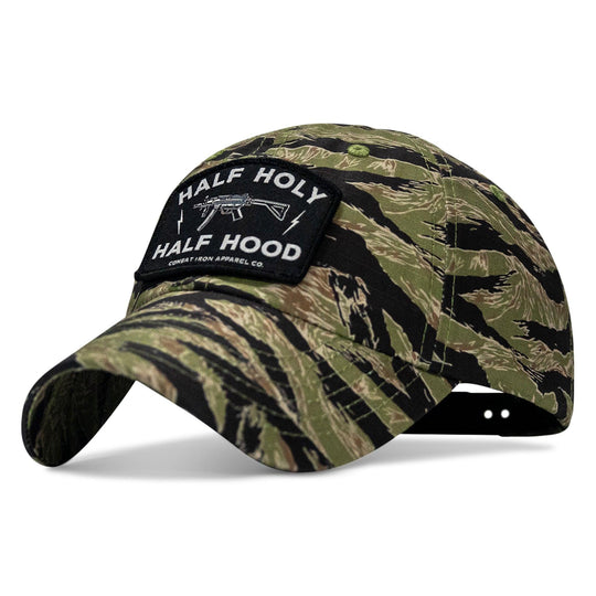 One Revolver Surfboards - Half Holy. Half Hood Patch. Tactical Ripstop Mesh Snapback Hat HEADWEAR