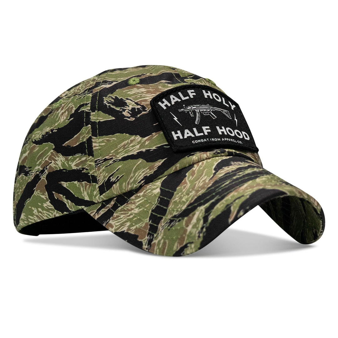 One Revolver Surfboards - Half Holy. Half Hood Patch. Tactical Ripstop Mesh Snapback Hat HEADWEAR