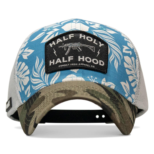 One Revolver Surfboards - Half Holy. Half Hood Patch Original Ripstop Snapback Hat HEADWEAR