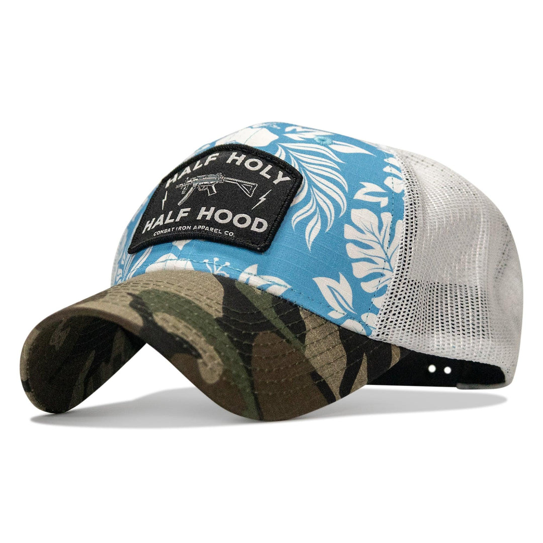 One Revolver Surfboards - Half Holy. Half Hood Patch Original Ripstop Snapback Hat HEADWEAR