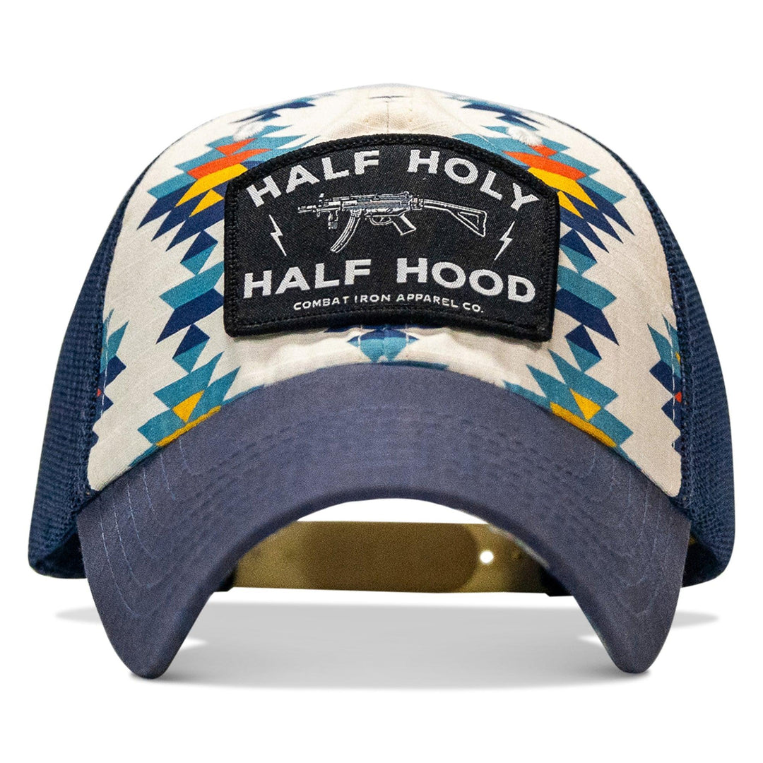 One Revolver Surfboards - Half Holy. Half Hood Patch. Tactical Ripstop Mesh Snapback Hat HEADWEAR