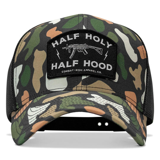 One Revolver Surfboards - Half Holy. Half Hood. Patch Snapback Hat HEADWEAR