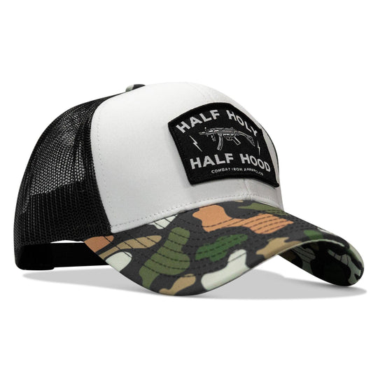 One Revolver Surfboards - Half Holy. Half Hood. Patch Snapback Hat HEADWEAR