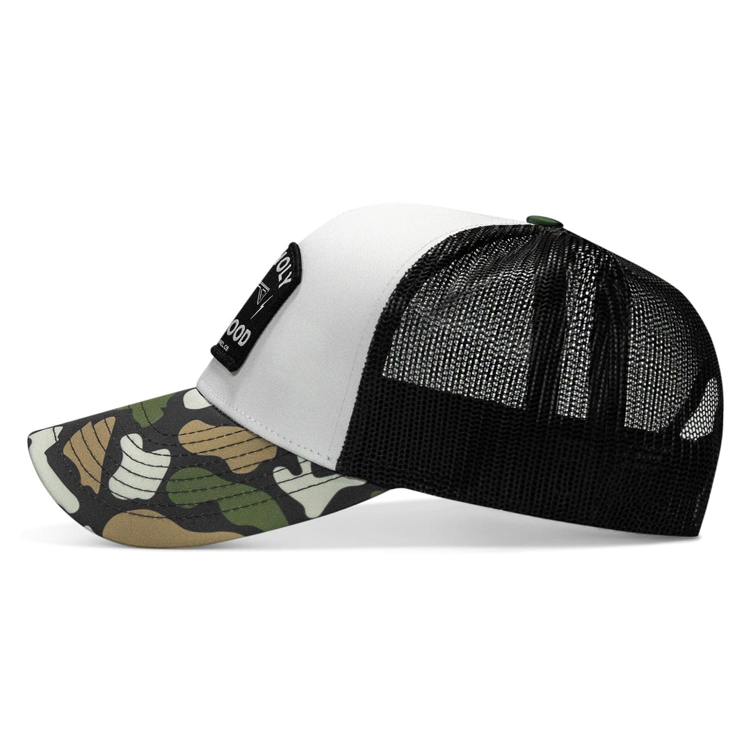 One Revolver Surfboards - Half Holy. Half Hood. Patch Snapback Hat HEADWEAR